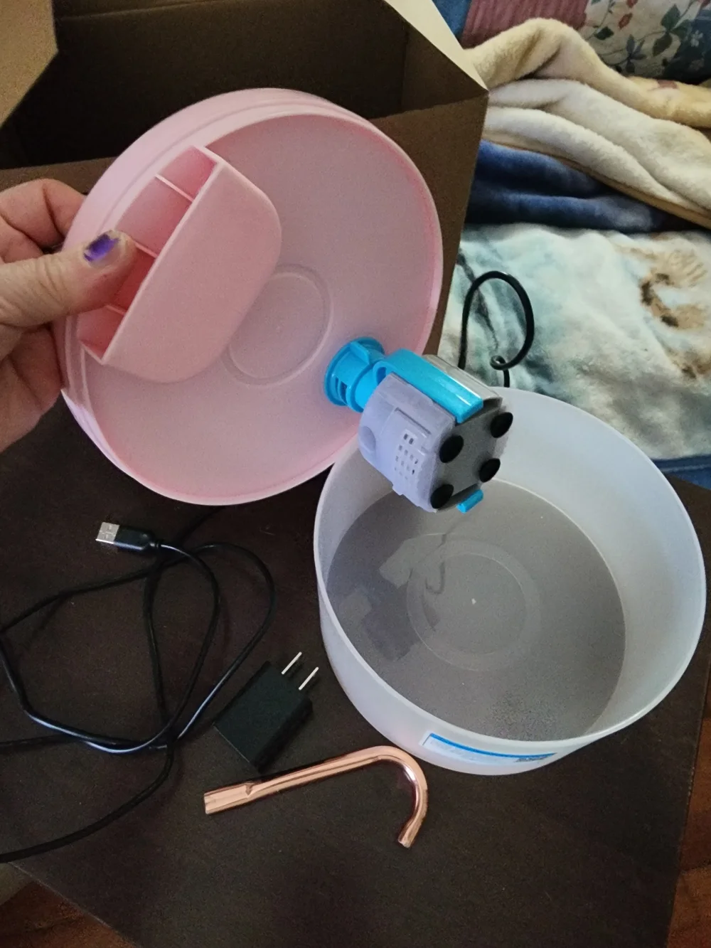 🍑Pink Pet Water Fountain